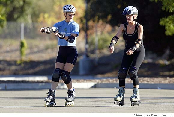 Photo by Kim Komenich, SF Chronicle, of a private lesson with Liz in Danville